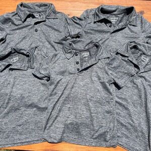 Kid’s Gray Polos - 5